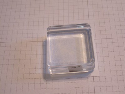 Acrylic Block Stamping step 2