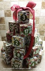 Tiny Treat Box Advent Tree