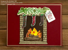 Holiday Card Swap – light up card by Kirsteen Gill