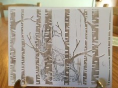 Woodland Textured Impressions Embossing Folder Background Images