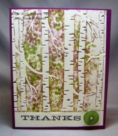 Stamping With Blue Moon Creations Sheltering Tree meets Woodland Embossing Folder-3D stamping wi ...