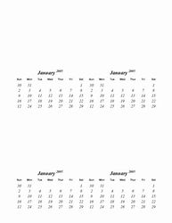 SUDSOL Articles | 3×5 Stampable Calendar
