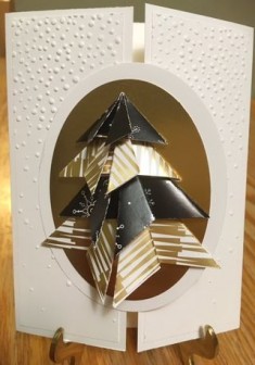 Christmas Tree Origami Fold; Winter Wonderland Specialty Designer Series Papery 8 – 12 Day ...