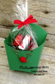 Stampin’ Up Christmas Fry Boxes