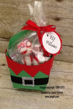 Stampin’ Up Christmas Fry Boxes