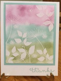 Jan’s Stamping Creations; Thank You Card; Emboss Resist; Summer Silhouettes