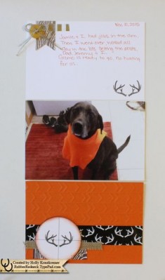 Project Life Daily Journal November 10