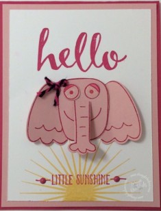 A Pink Elephant? | Stampfabulous.com
