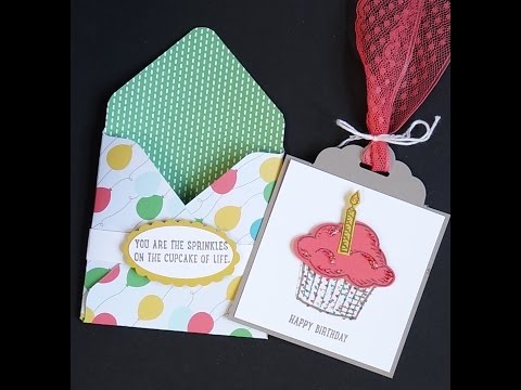 Stampin’ Up! Sprinkles of Life Gift Card Holder – YouTube