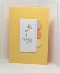 CAS Thanks You by BrownEyedLine – Cards and Paper Crafts at Splitcoaststampers