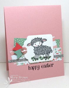 Easter Lamb | StamperCamper’s Corner