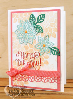 Flourishing Phrases Birthday Card for Christine – Patty’s Stamping Spot