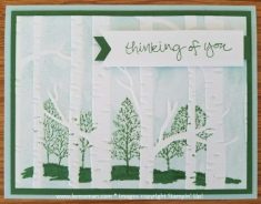 Creative Idea Shares – Ways To Use Woodlands Embossing Folder