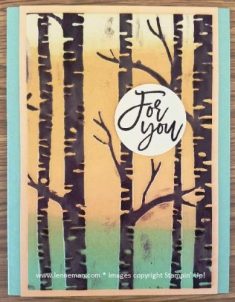 Ways To Use Woodlands Embossing Folder – Dena Lineman