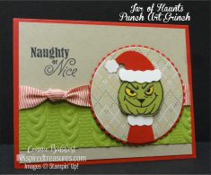 Christmas Grinch from Jar of Haunts stamp set