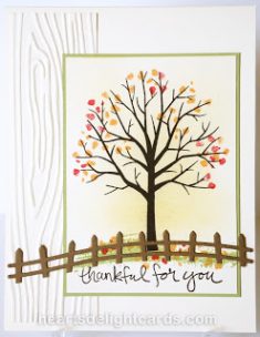Heart’s Delight Cards: Thankful for Autumn SUO158 & SIP67