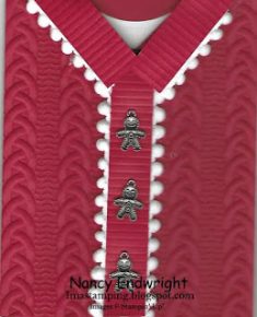 Imastamping in Indiana: Wrapped in Warmth Red Christmas Sweater