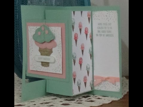 Stampin Up Pop Out Swing Card – YouTube STC 4016