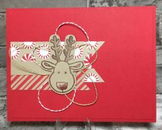 Reindeer stamped by Raberta Gannon, Sacramento CA