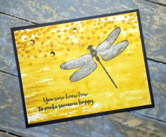Inkheaven: Dragonfly Dreams Card Meets Tie-Dyed