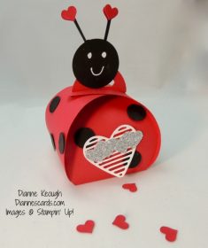 Ladybug Treat box for Valentine