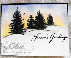 Creative Idea Shares – Weekly Technique Challenge – Sponged Sky