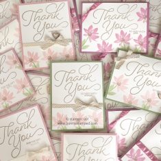 NEW Avant Garden Sale-a-bration Stamp Set with Carried Away DSP • Bonnie Stamped