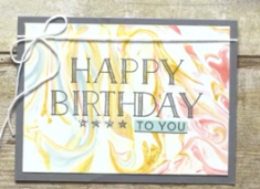 Happy Birthday Marble Demo by SU.