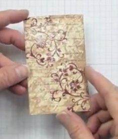 SUDSOL Articles | Vintage Technique: Tapestry Paper (VIDEO)