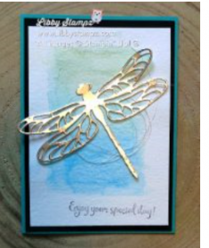 Watercolor Pencil Spritz technique