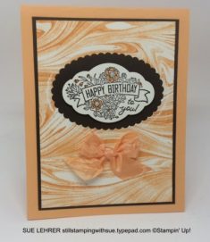 Birthday Card using the Label Me Pretty Stamp Set – Still Stamping With Sue