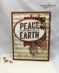 Stampin’ Up! Sheet Music Carols of Christmas | Stamps – n – Lingers