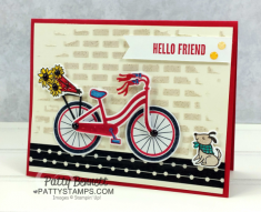 Patriotic 4th of July Bike Ride Card – Patty’s Stamping Spot