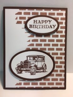 My Creative Corner!: Guy Greetings, Masculine Birthday Card, Embossing Paste Technique