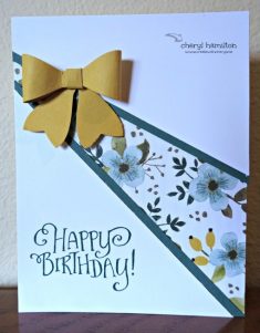 Recessed Panel birthday card by Cheryl Hamilton.