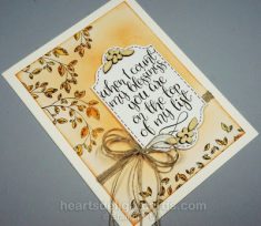 Heart’s Delight Cards: Inky Friends Inking Autumn Blog Hop