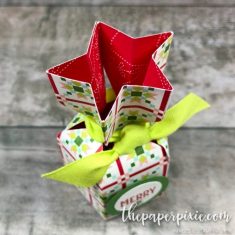 Star Treat Holder Video Tutorial – The Paper Pixie
