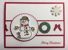 My Creative Corner!: Seasonal Chums, Merry Patterns, Christmas Card, 2017 Stampin’ Up! Hol ...