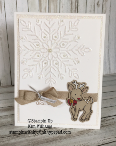 Stamping Fun with Seasonal Chums- A Cute Little Reindeer – Stampin With Kjoyink