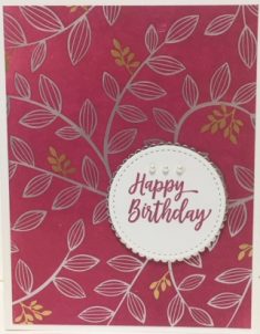 Springtime Foil Specialty Designer Series Paper; FREE during Sale-A-Bration; Birthday Cards; Sou ...