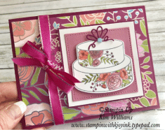 Stampin’ Up Cake Soiree Wedding Card – Stampin With Kjoyink