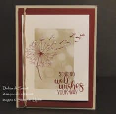 Bokeh Dots with Dandelion Wishes | StampAndCreate.net