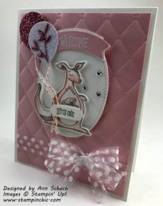 Stamp Review Crew: Animal Outing Baby Card – The Stampin’ Schach