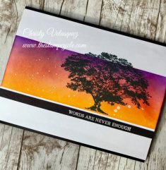 Ink Blended Background Featuring New Stamp Set Rooted in Nature – The Stamp Cycle