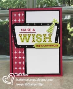Stampin’ with Lisa: Broadway Birthday