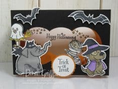 Diorama Box Halloween card video – Dawn’s Stamping Thoughts