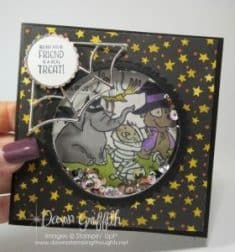 Halloween Shaker card video | Dawn’s Stamping Thoughts | Bloglovin’