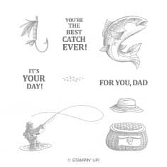 Best Catch Cling Stamp Set by Stampin’ Up!