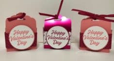 Valentine Treat Holders; Scalloped Tag Topper Punch; Treat Holders; Video Tutorial