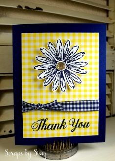 Gingham Thank You – Scraps By Sissy